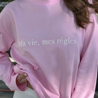 Лонгслів ніжно-рожевий ma vie mes regles
